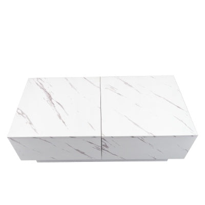 Coffee Table With Sliding Tabletop, Center Table With Hidden Storage Compartment