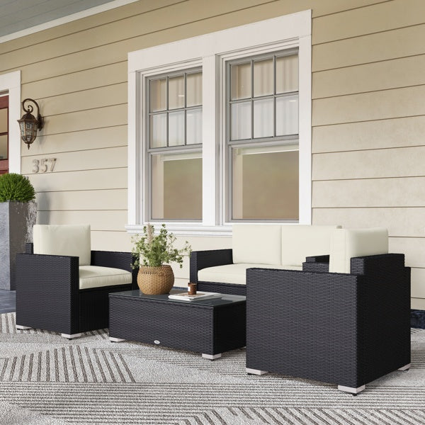 Pieces Patio Furniture Set