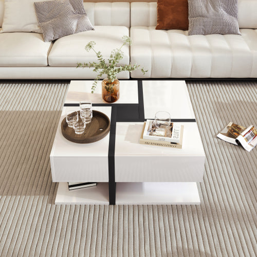 Coffee Table with  4 Drawers
